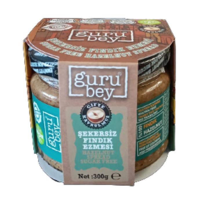 GURUBEY ŞEKER İLAVESİZ FINDIK EZMESİ 300 G